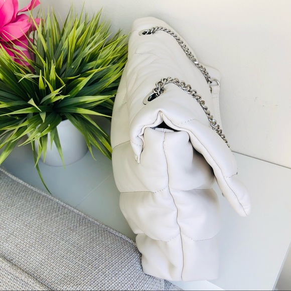 ZARA | Quilted cream bag - Picture 9 of 12